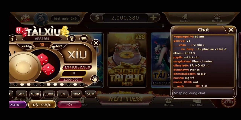 Nhóm kéo tài xỉu Sunwin